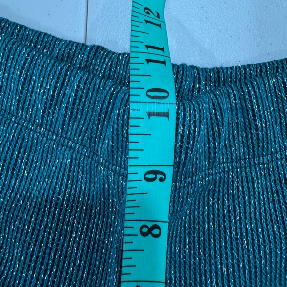 Anim Women Wide Leg Pant Turquoise Size Small - Picture 7 of 8